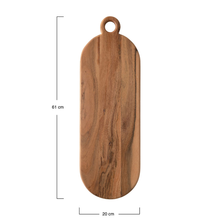 Tabla de Madera Oval