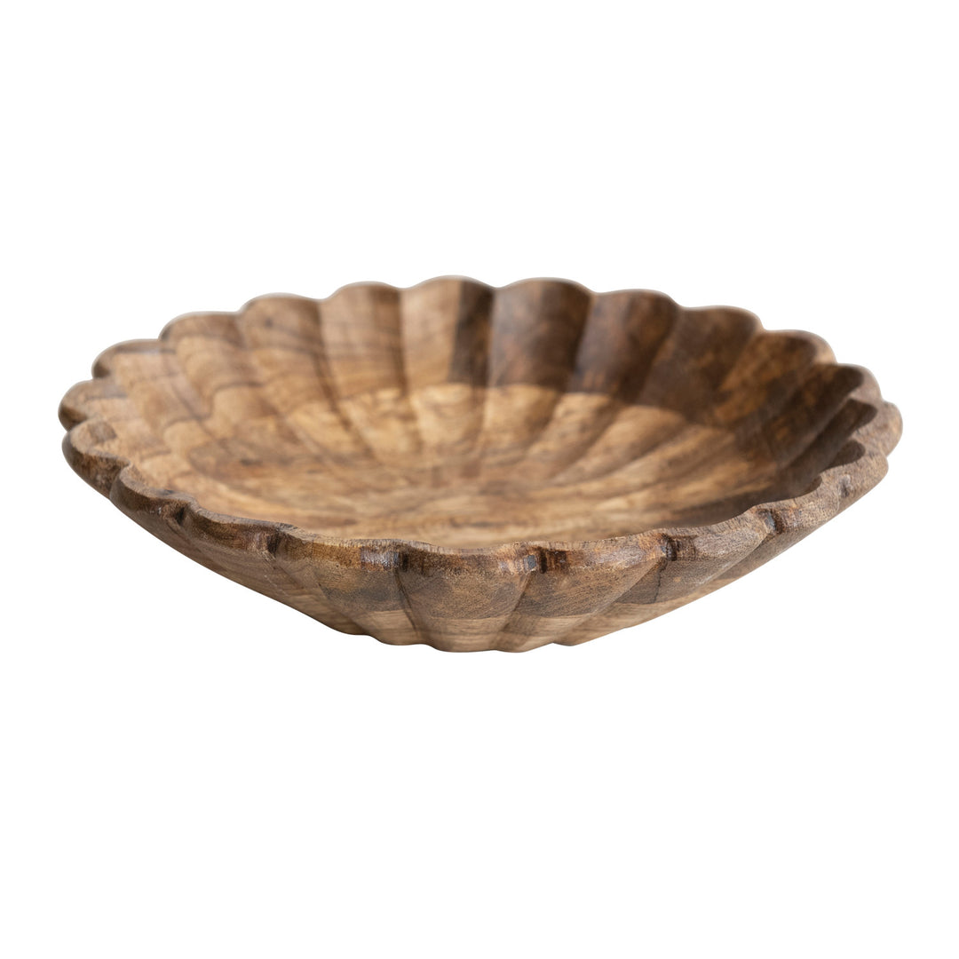 Bowl de madera ondas