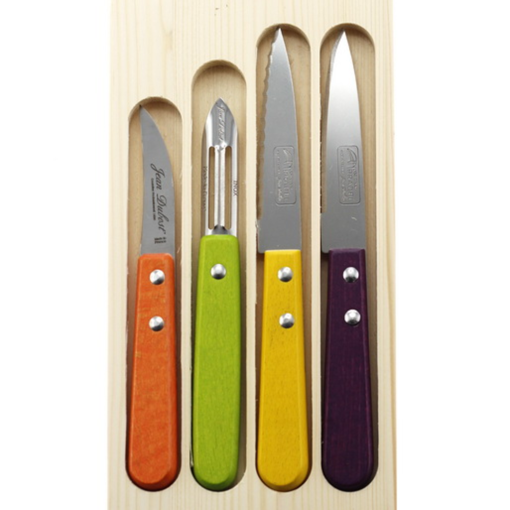 Set 4 Cuchillos para Verduras Laguiole - Colores