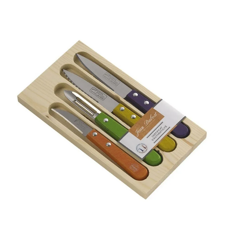 Set 4 Cuchillos para Verduras Laguiole - Colores