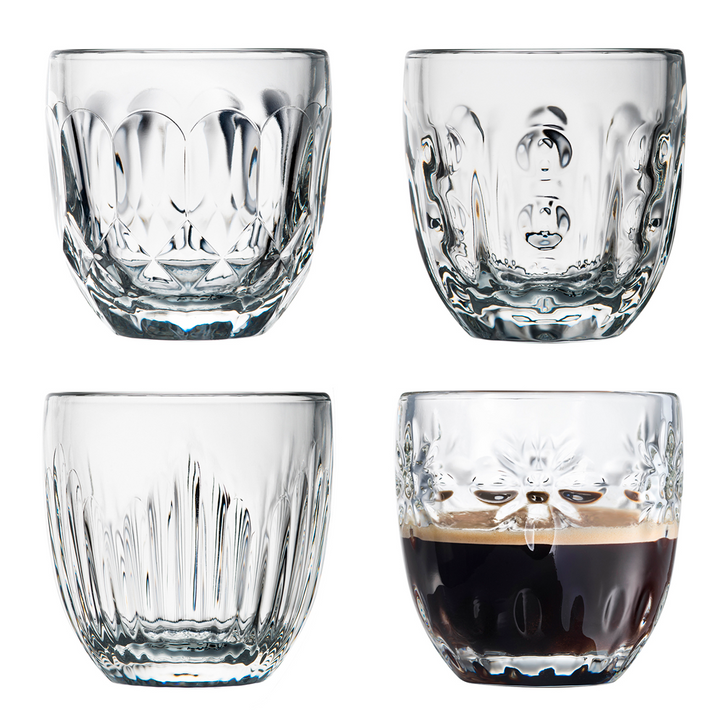 Set 4 Vasos Expresso Troquet